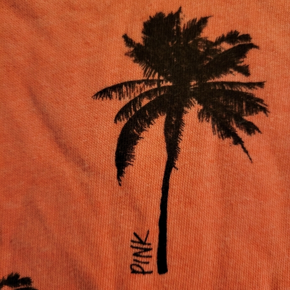 Victoria's Secret Pink Ombre Palm Tree Top "L" - Picture 8 of 10